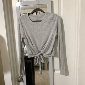 Lululemon front tie crop top